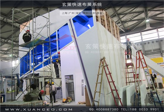 SEMICONChina半導(dǎo)體展展臺搭建-玄策展覽工廠05