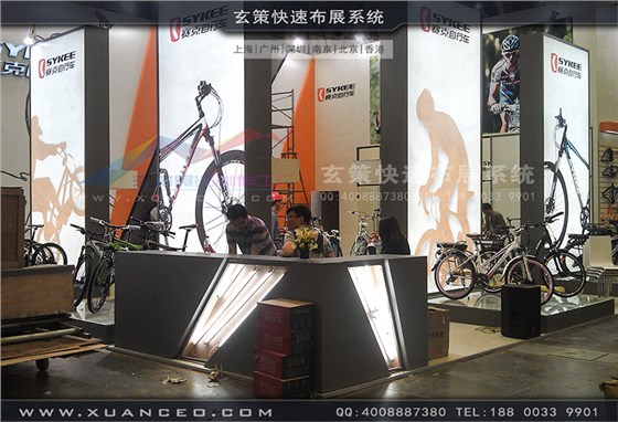 賽克展臺(tái)搭展-自行車展展臺(tái)搭展-上海玄策展覽工廠02