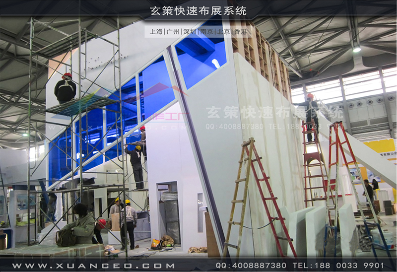 SEMICONChina半導(dǎo)體展展臺(tái)搭建-玄策展覽工廠05