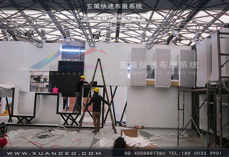魯泰紡織展臺(tái)搭建-紡織展展臺(tái)搭展-上海玄策展覽工廠13