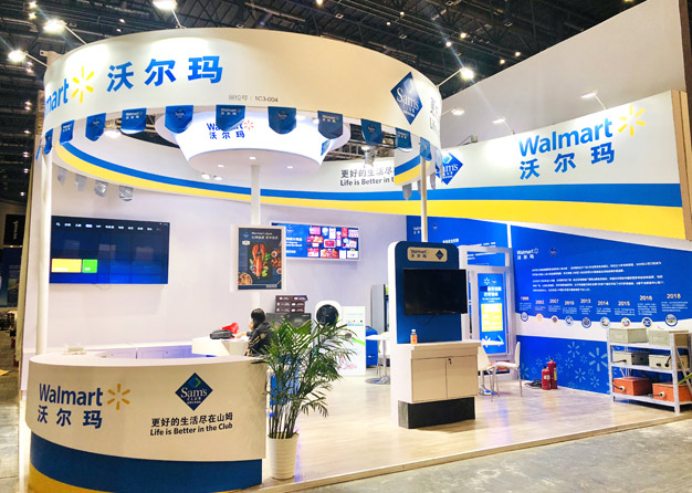 沃爾瑪進(jìn)博會展臺搭建